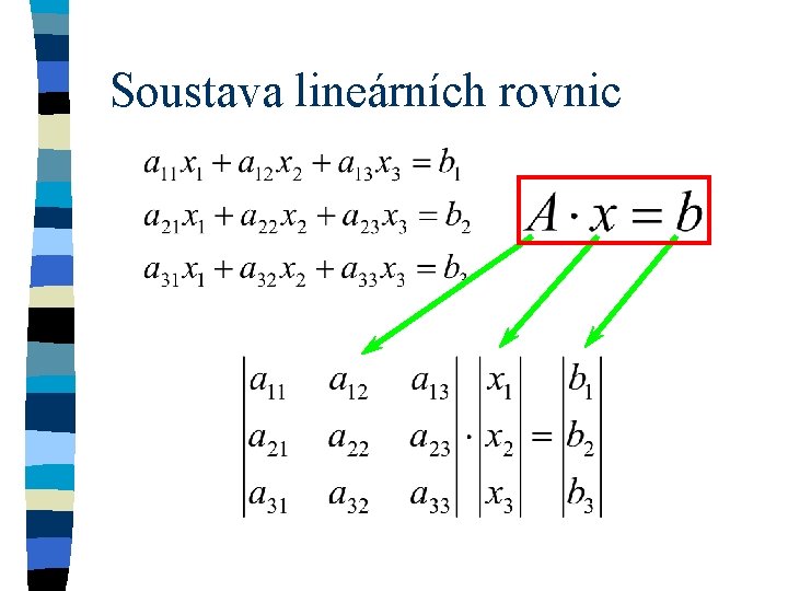 Soustava lineárních rovnic 