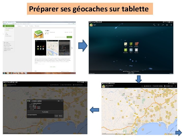 Préparer ses géocaches sur tablette 