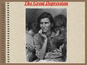The Great Depression The Stock Market Boom The