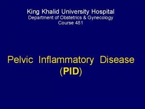 Pid opd regimen