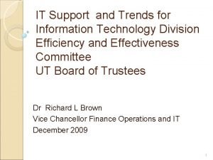 Information technology mission statement