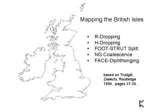 Mapping the British Isles RDropping HDropping FOOTSTRUT Split