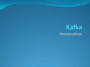 Kafka Metamorphosis Alienation of 20 th century man