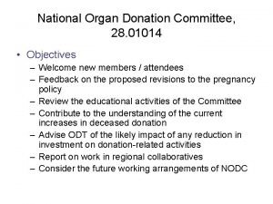 Donation committee