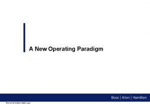 A New Operating Paradigm RPUS 1747 0126 011303