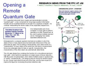 Resercher gate