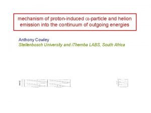 mechanism of protoninduced aparticle and helion emission into