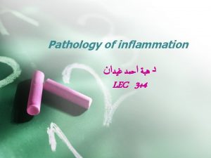 Morphological patterns of chronic inflammation