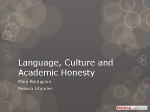 Academic integrity seneca