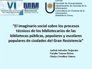 Unne humanidades Unne humanidades