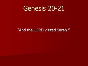 Lessons from genesis 20-21