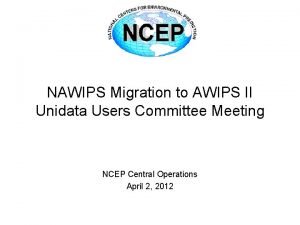 Unidata awips