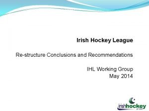Irish hockey association Irish hockey association