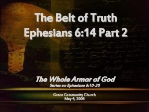 Ephesians 6 14