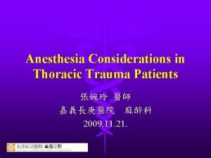 Tension pneumothorax triad