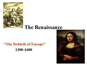 Renaissance years