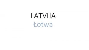 Stolica lotwa