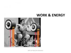 Relationship between work and energy