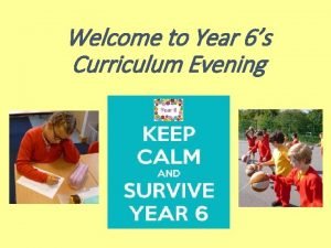 Curriculum night prayer Curriculum night prayer
