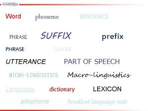 Phrase or clause