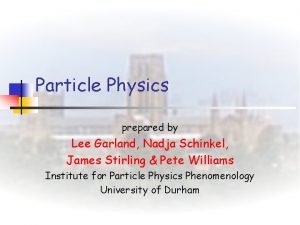 What is particle