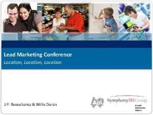 Lead marketing conference,