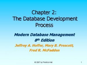 Database development process