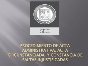 Como hacer un acta circunstanciada