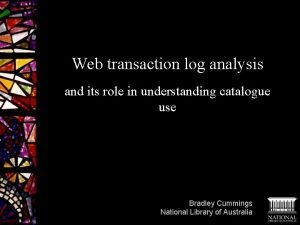 Web transaction logs