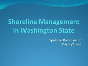 Spokane river forum