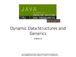 Dynamic data structure java