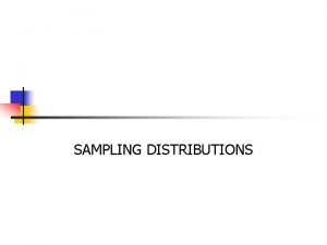 Sample distribution definition