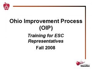 Ohio improvement process