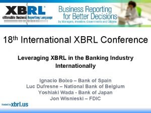 Xbrl seminar Xbrl seminar