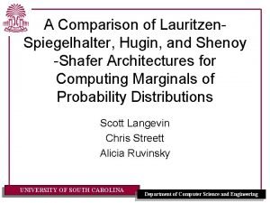 A Comparison of Lauritzen Spiegelhalter Hugin and Shenoy