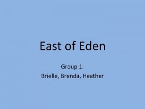 Out of eden group