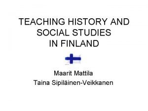 Maarit haikonen Maarit haikonen