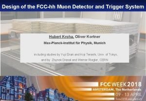 Design of the FCChh Muon Detector and Trigger