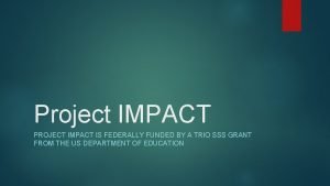 Project impact csueb