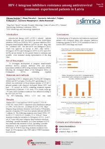 HIV1 integrase inhibitors resistance among antiretroviral treatment experienced