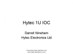 Hytec electronics