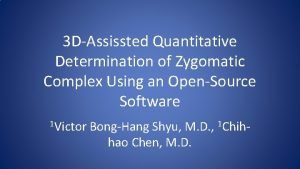 3 DAssissted Quantitative Determination of Zygomatic Complex Using