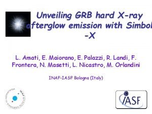 Unveiling GRB hard Xray afterglow emission with Simbol