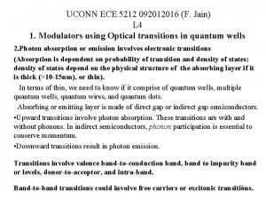 UCONN ECE 5212 092012016 F Jain L 4