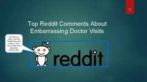 Ask a doctor reddit