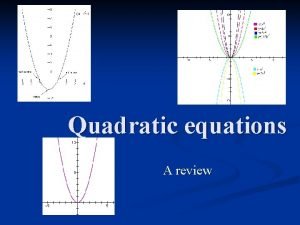 Factoring quadratics review