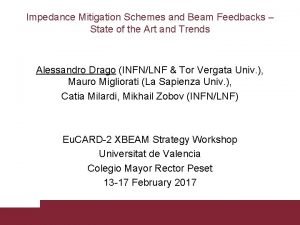 Impedance Mitigation Schemes and Beam Feedbacks State of