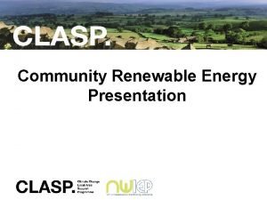 Wind energy presentation