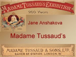 Marie tussaud