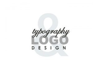 Typography logo